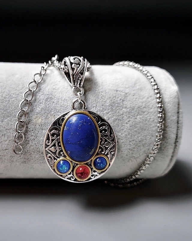 Jewelry Geometric Metal Plating Pendant Necklace