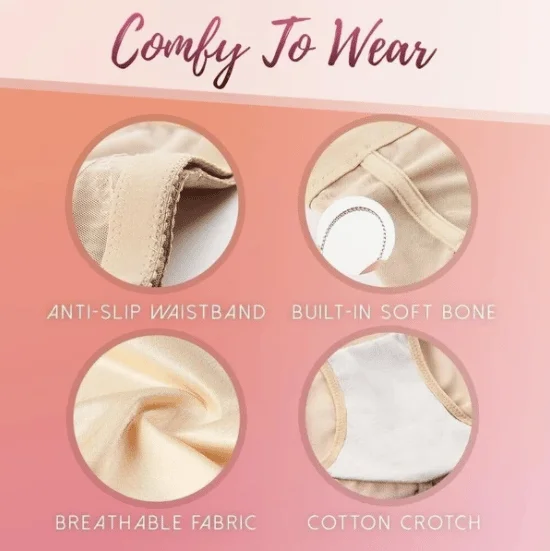 New Cross Compression Bauch- und Po-Former mit hohem Bund