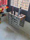 Kitchen extra large storage rack kitchen knife kitchen knife rack solid wood stainless steel storage rack knife storage rack