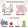 4pcs DIY Diamond Painting Coaster Kit With Holder - Love