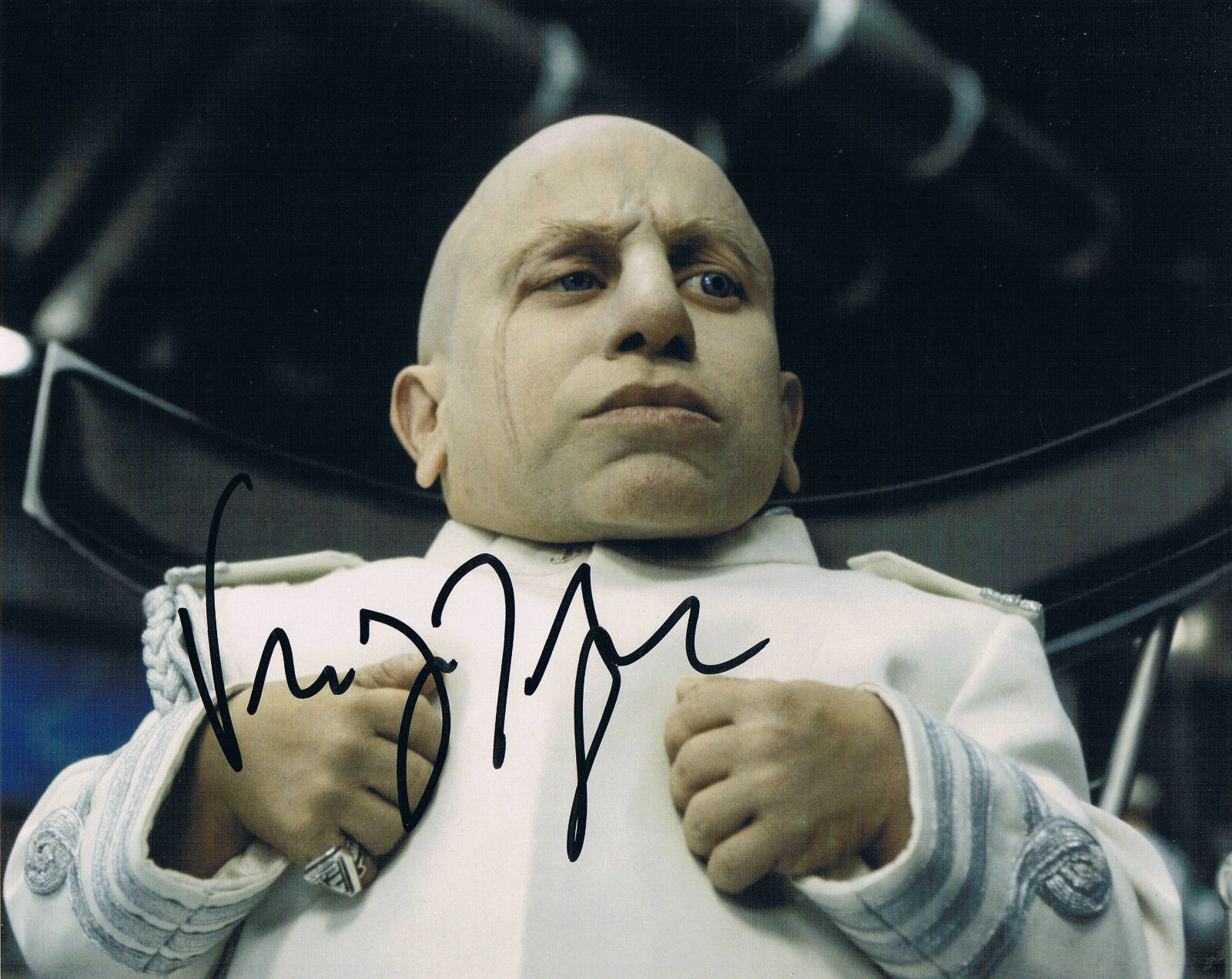 Verne J. Troyer Austin Powers genuine autograph 8x10