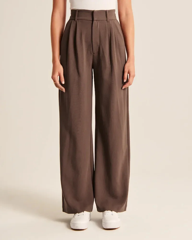 Effortless Tailored Wide Leg Pants
