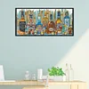 (US Only)Beer Printed Cross Stitch Kit 77x36cm DIY 14CT Thread Art Needlework Art