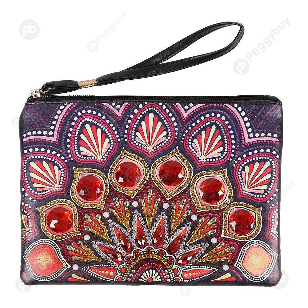 

Mandala-DIY Creative Diamond Wristlet Bag, 501 Original