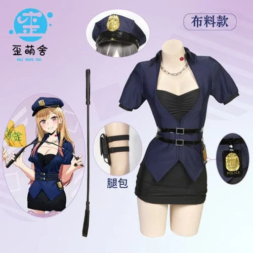 My Dress-up Darling Kitagawa Marin Police Cosplay Costume ON198