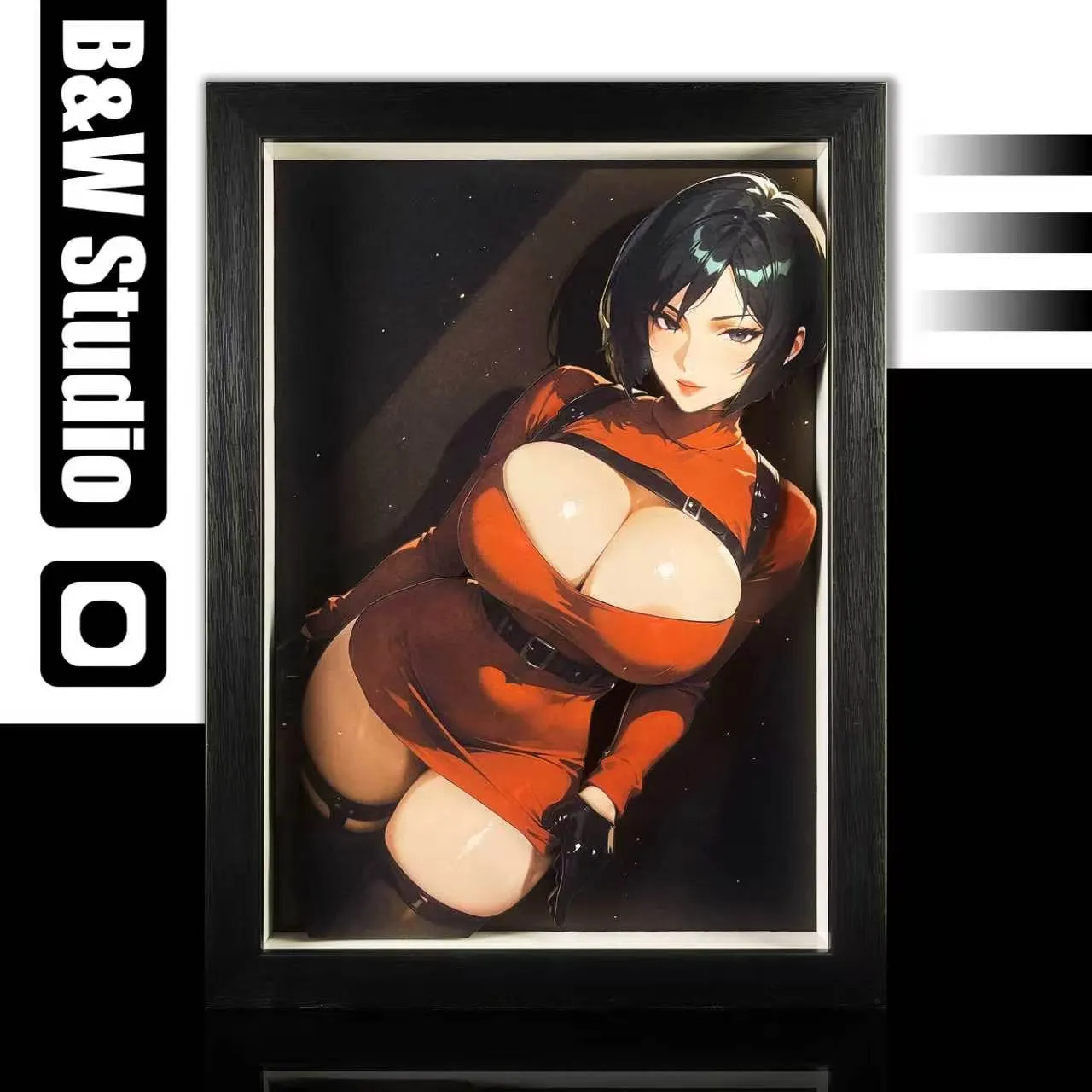 B&W Studio - Ada Wong 3D Decorative Painting DSMG-142 DSMGSlim-142 Resident Evil-