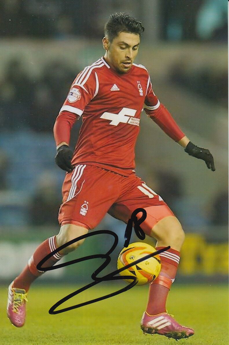 NOTTINGHAM FOREST HAND SIGNED GONZALO JARA 6X4 Photo Poster painting 3.