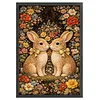 Rabbit Full Stamped Cross Stitch 11CT 3-Strand 40x60cm