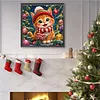 Diamond Painting -DIY Round Drill Christmas Kitten(40x40cm)