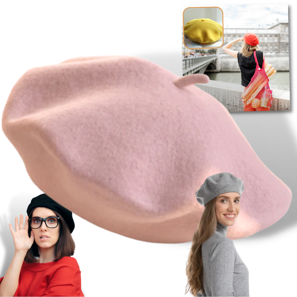 classic wool beret | fashion beret | classic woollen beret for women - Ozerty