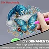 Diamond Painting Acrylic Christmas Butterfly Window Hanging Pendant for Home Decor