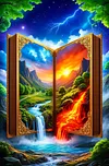 Luxury AB Velvet Diamond Painting Kit - Magic Book