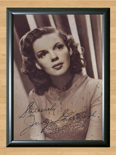 Judy Garland The Wizard Of Oz Signed Autographed Photo Poster painting Poster Print Memorabilia A3 Size 11.7x16.5