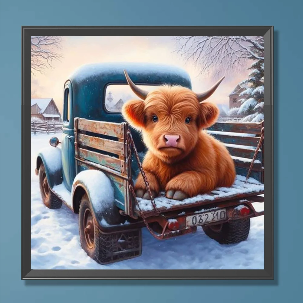 Diamond Painting - Full Round Drill - Calf(Canvas|30*30cm)