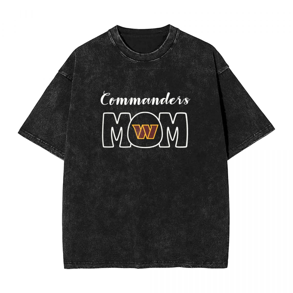 Washington Commanders Mom Printed Vintage Men's Oversized T-Shirt