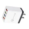 4 Ports USB Color Wall Charger Fast Charging Travel Charger US Plug Adapter