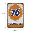 76 Racing Fuel - Vintage Metal Signs(12*16Inch) - Gas