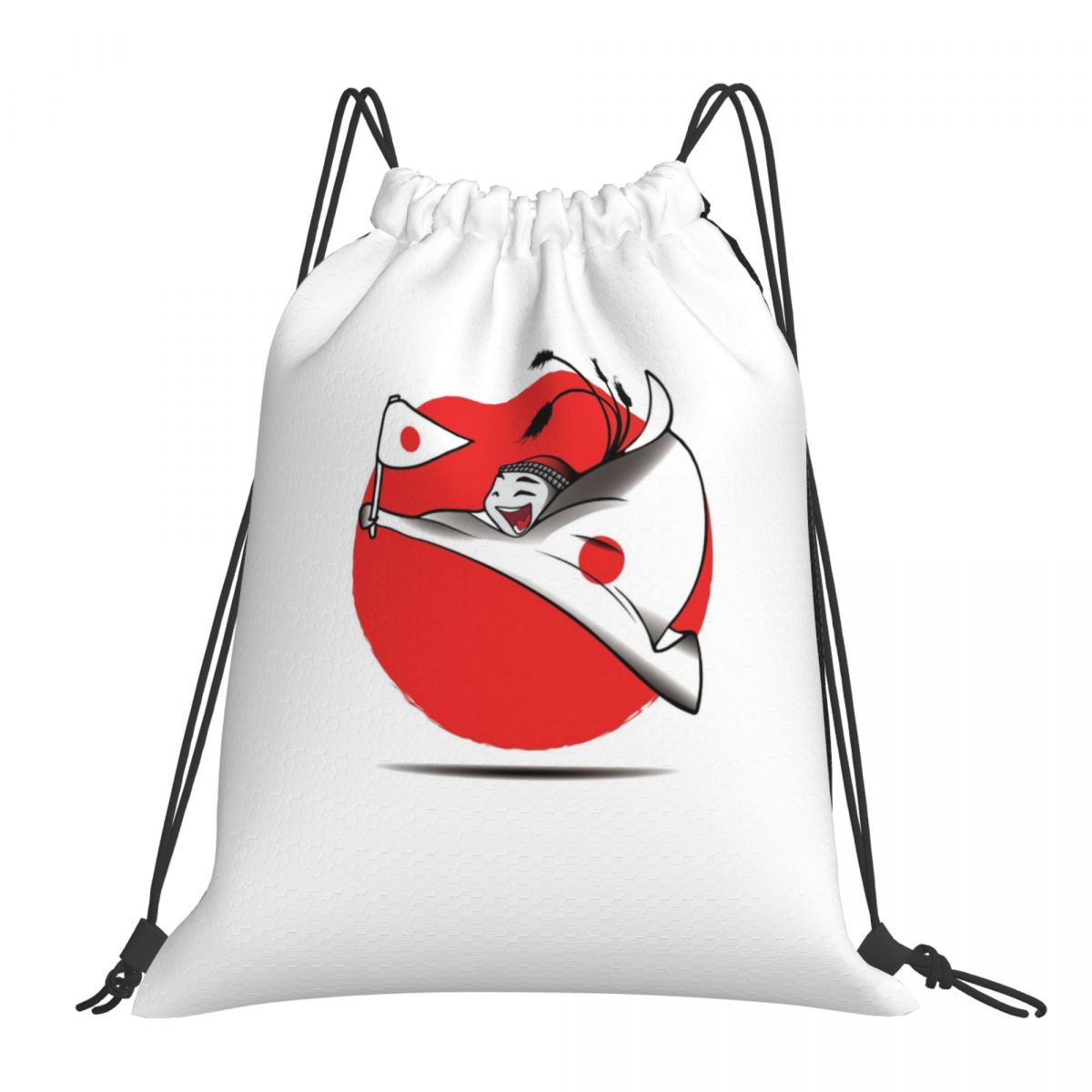 Japan World Cup 2022 Mascot Drawstring Bags for School Gym