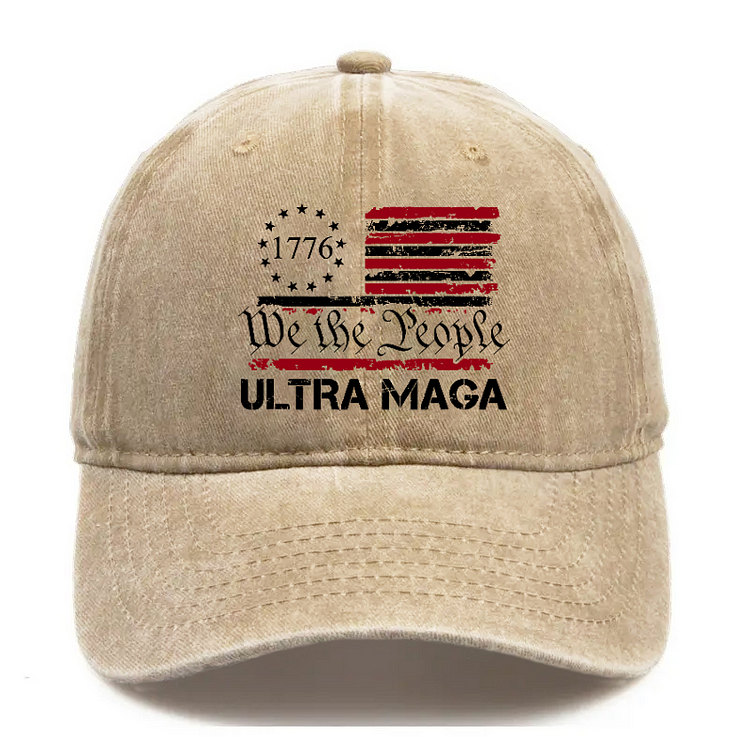 1776 We The People American Flag Ultra Maga Hat