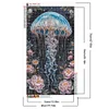 (40*70cm)DIY Full Round Drill Diamond Painting-Jellyfish