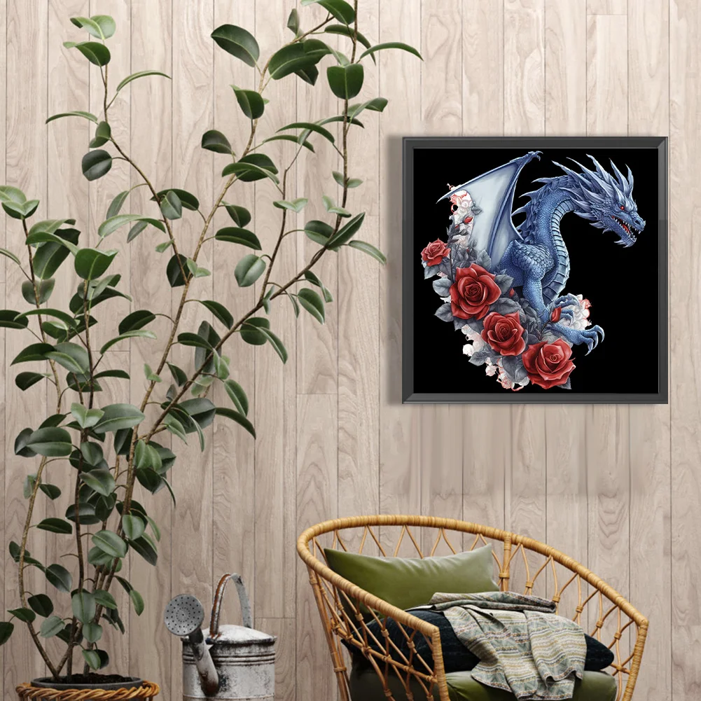 Diamond Painting - Full Round Drill - Dragon(Canvas|40*40cm)