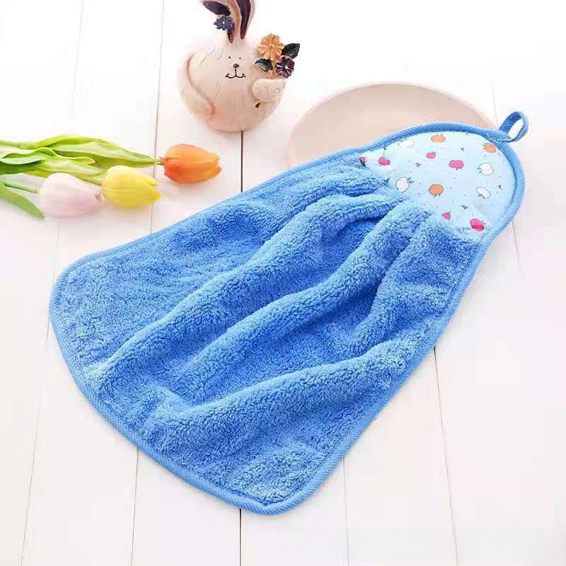 Kitchen Hand Towel Factory LOGO Hanging Hand Towel Coral Velvet Hand Towel Factory