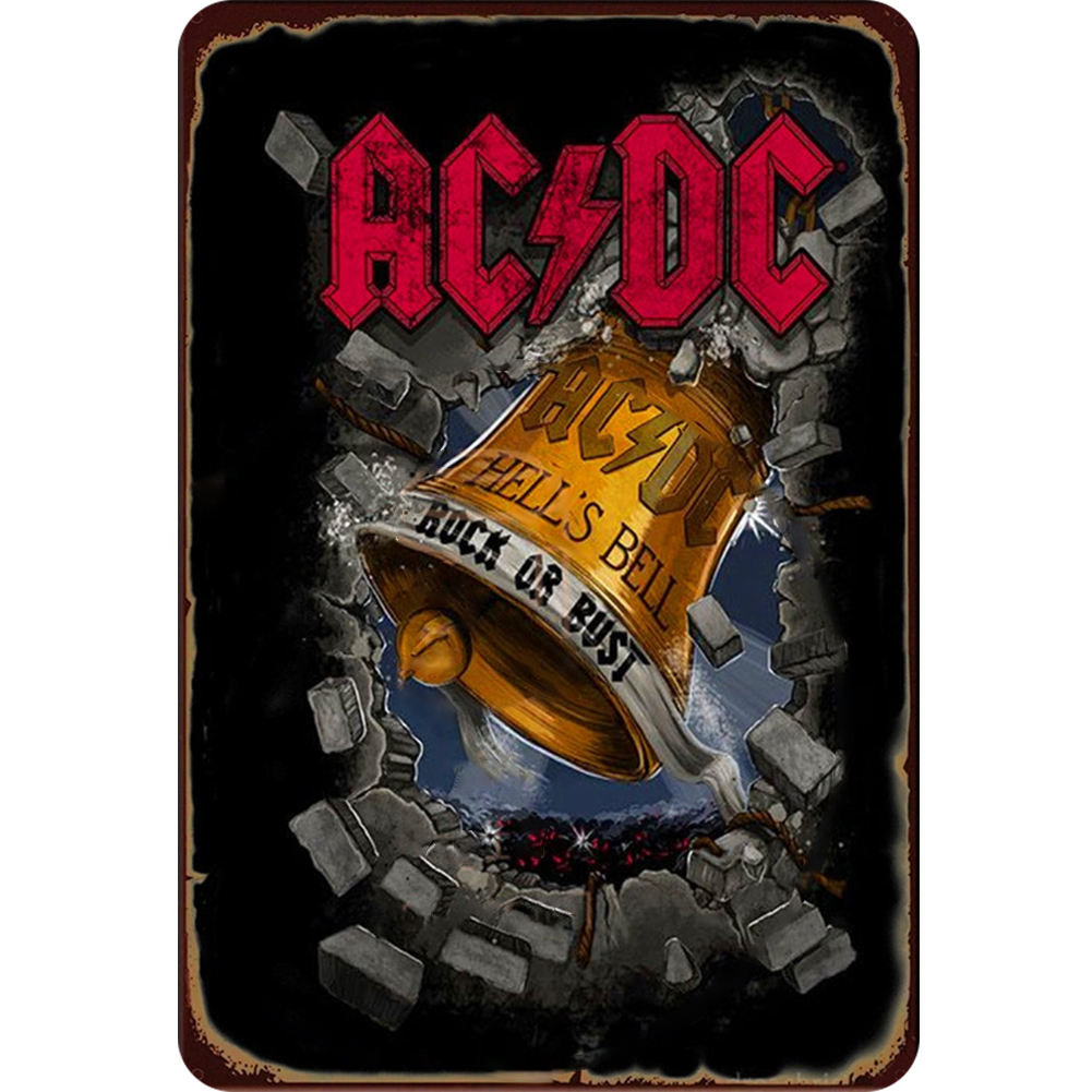 AC/DC - Metal Tin Signs(8*12Inch/12*16Inch)
