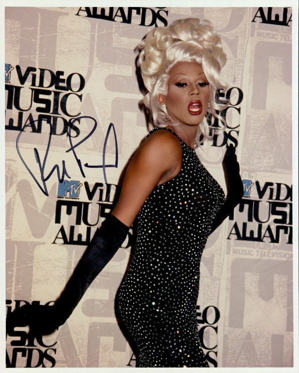 RuPaul (RuPaul's Drag Race) vintage signed 8x10 Photo Poster painting In-person