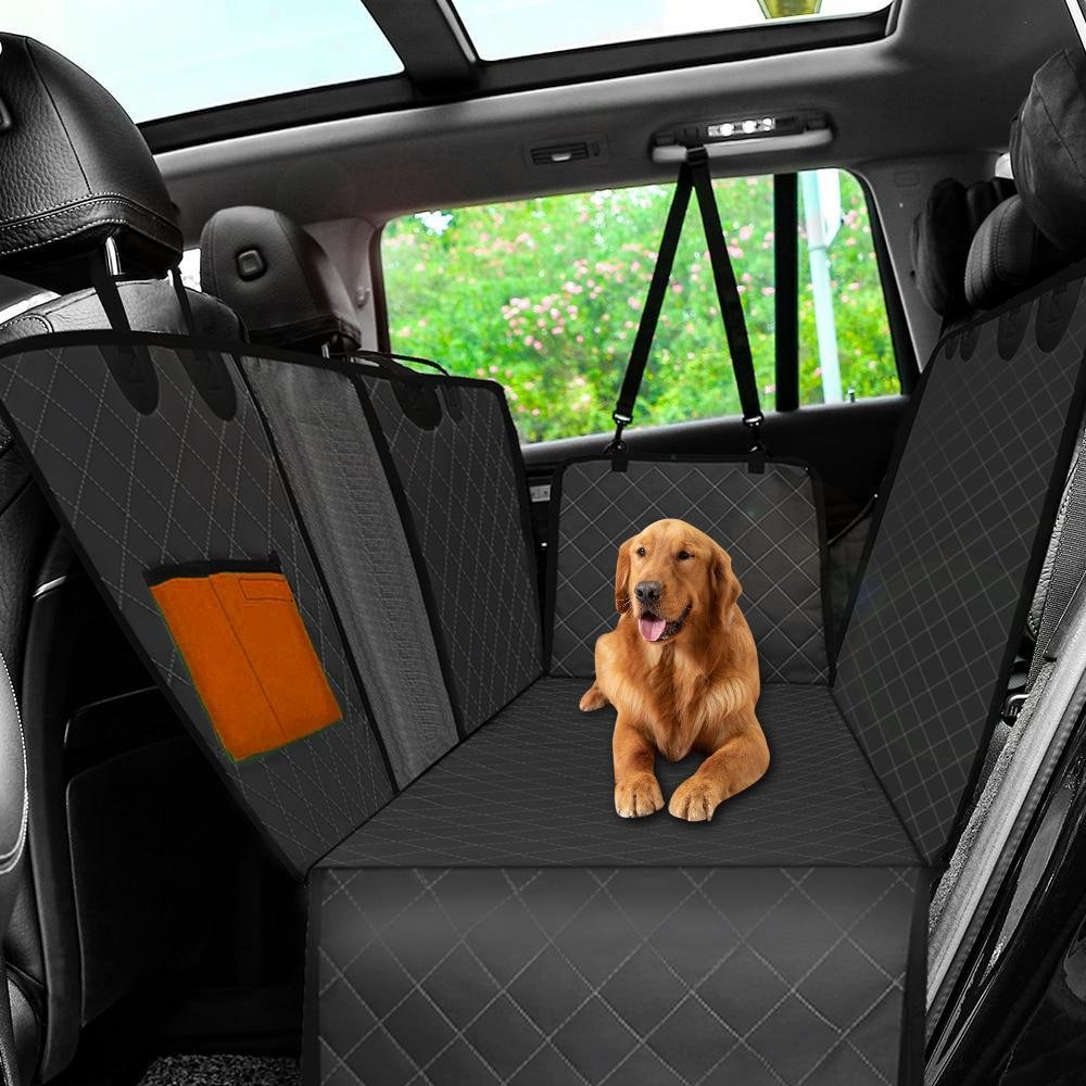 Dog Car Seat Cover Protector Waterproof for Protection Against Dirt and Pet Fur - Black All Inclusive