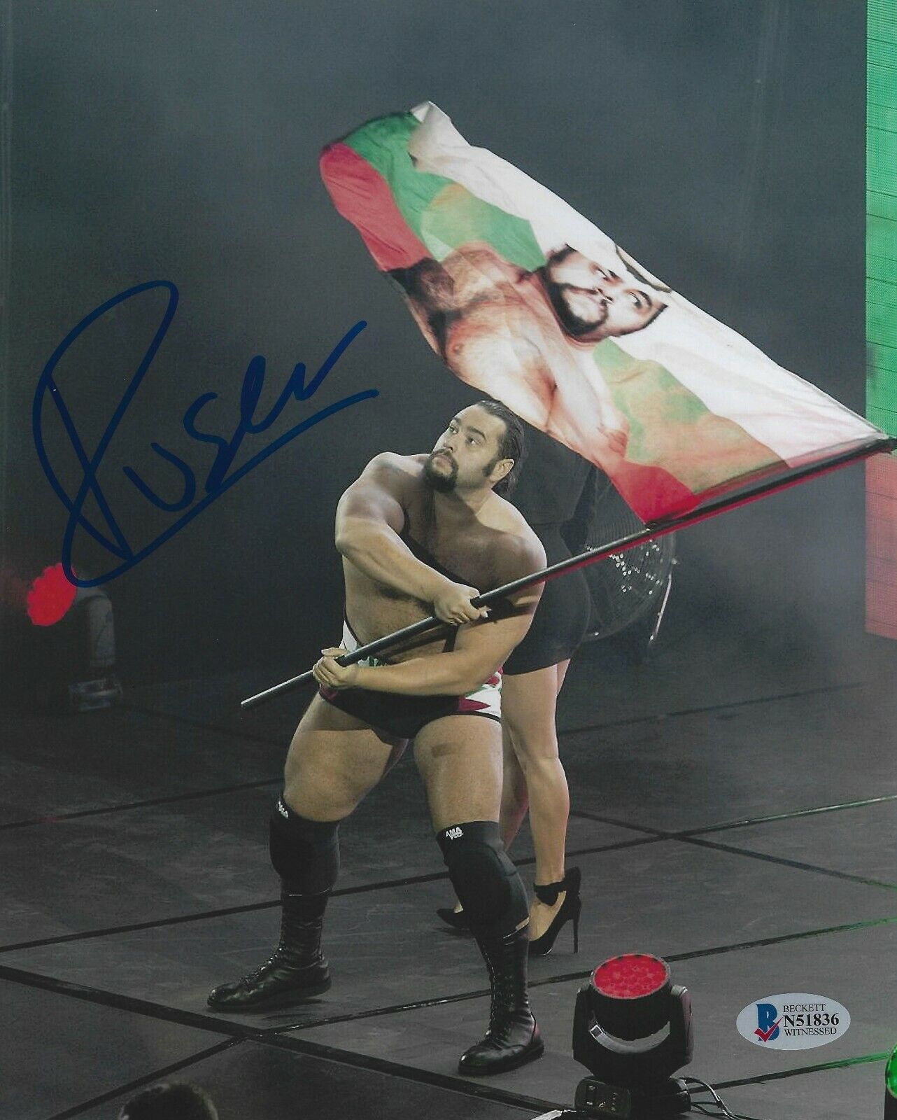 Rusev Signed 8x10 Photo Poster painting BAS Beckett COA WWE Superstar Picture Autograph Day #1 3