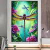 (US Only)5D DIY Full Square Drill Diamond Painting Dragonfly Animal Series Decor 50x75cm