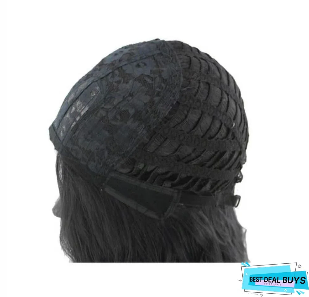 Hot Selling New Wig Men's Brown Short Straight Hair