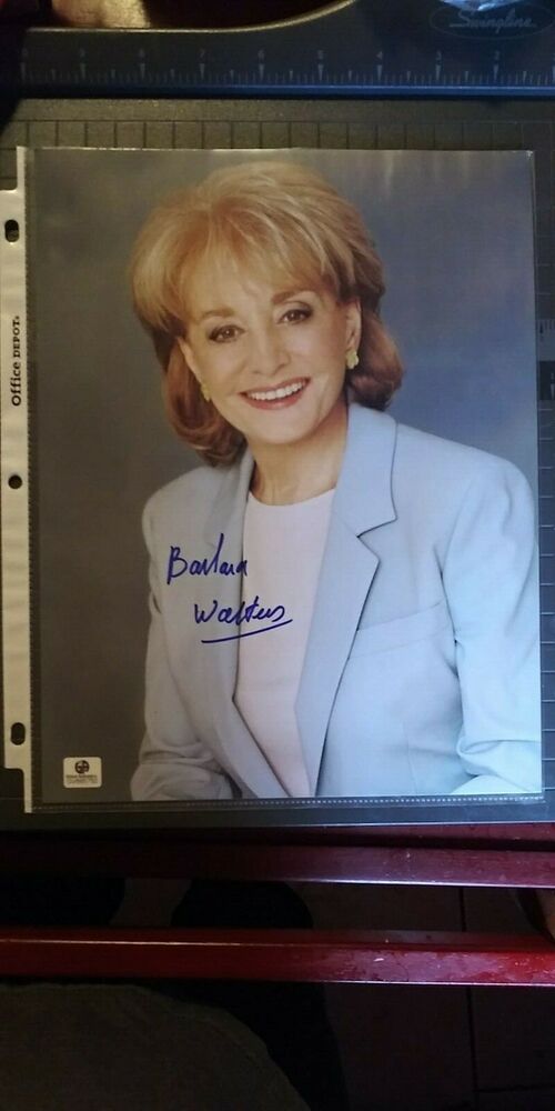 Barbara Walters 8.5x11 GAI