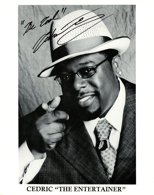 CEDRIC THE ENTERTAINER Signed Photo Poster painting