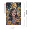 (40*60cm)Girl - Full Square Drill Diamond Painting