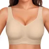 Full coverage wireless bra