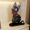 Black Cat Clock Decor - Whimsical Design - Timeless Charm