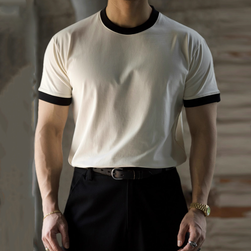 Men's Classic Contrast Trim Ringer T-Shirt