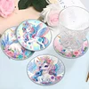 [Upgrade]4Pcs Acrylic Special Shape Horse DIY Waterproof Diamond Painting Coaster
