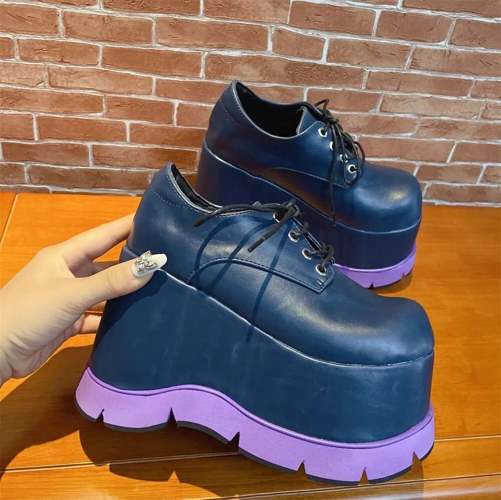 VCshoes Woman Big Toe Shoes Lady High Thick Wedges Heels Pumps Women Princess Dress Party Shoes Shoes