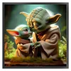 Yoda Star Wars-11CT Stamped Cross Stitch 40*40cm