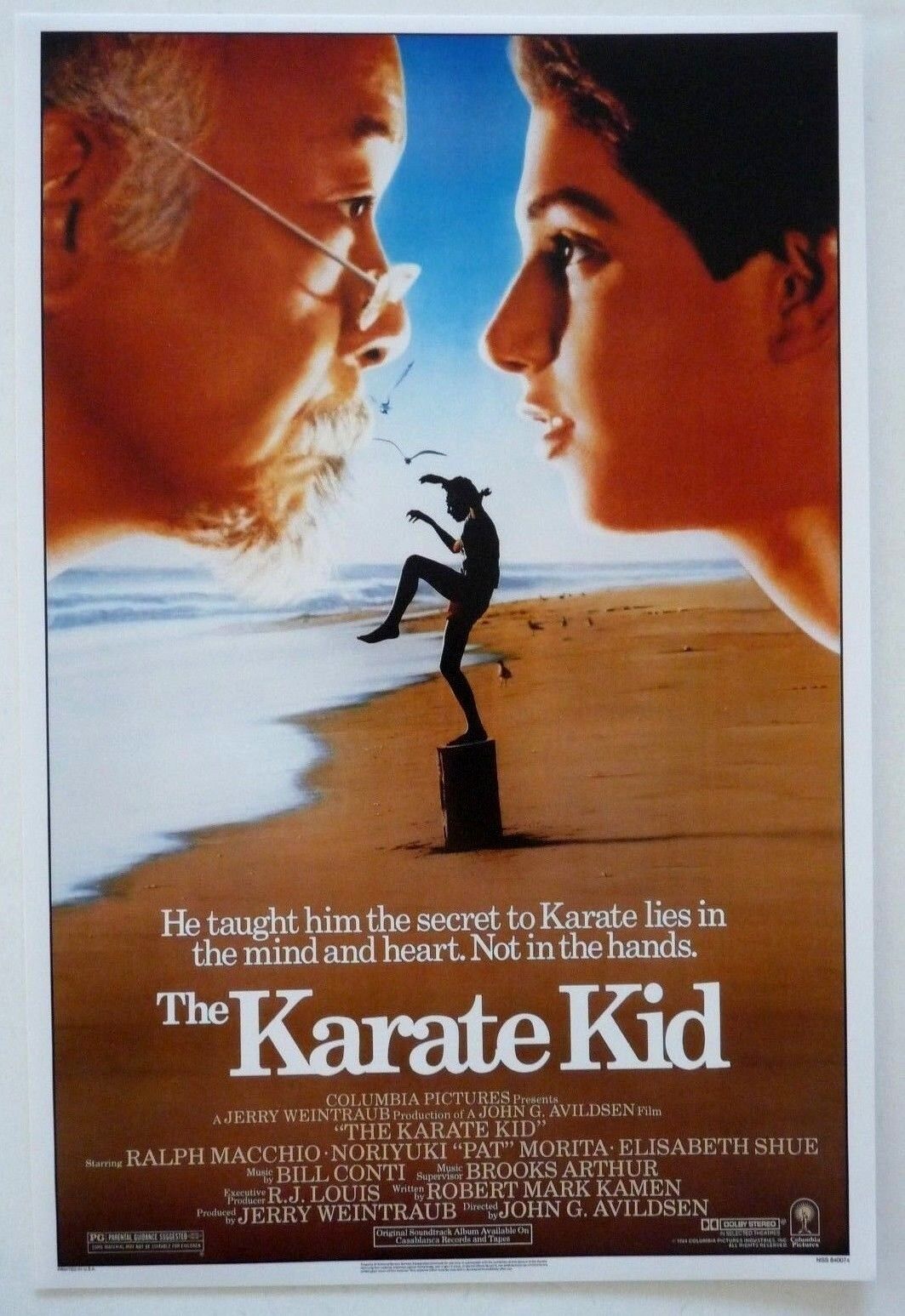 Ralph Macchio The Karate Kid 12x18 Promo Color Movie Poster Photo Poster painting #1 G1