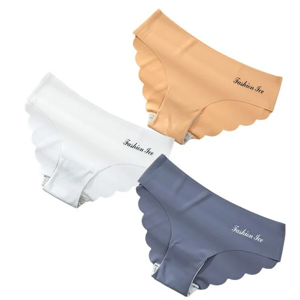 3Pcs/lot Seamless Women's Panties Set Underwear Female Comfort Panties Solid Low-Rise Briefs Women Underpants Lingerie Dropship