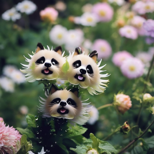 🔥Magic Plants! 🌈🐱Dazzling Cat's Eye Seeds×Cute Panda