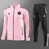 2023/2024 Inter Miami Saint-Germain Long Zipped Jacket Pink Set