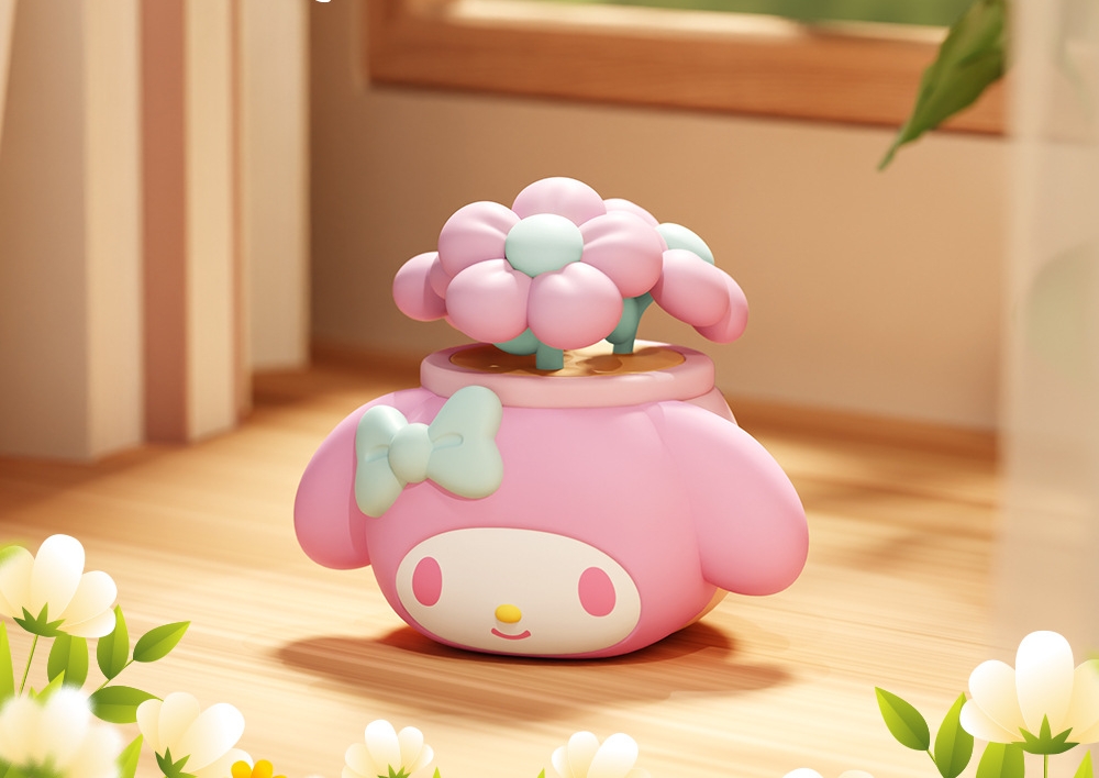 Mini Cartoon Plant Pot Resin Charms