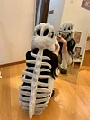 Dinosaur Skeleton Exoskeleton Plush Headgear + Back Accessory Set