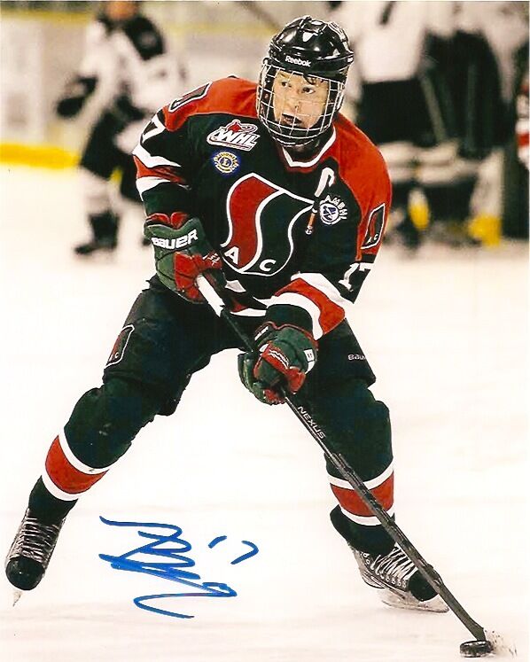 Vancouver Giants Tyler Benson Autographed Signed 8x10 Photo Poster painting COA