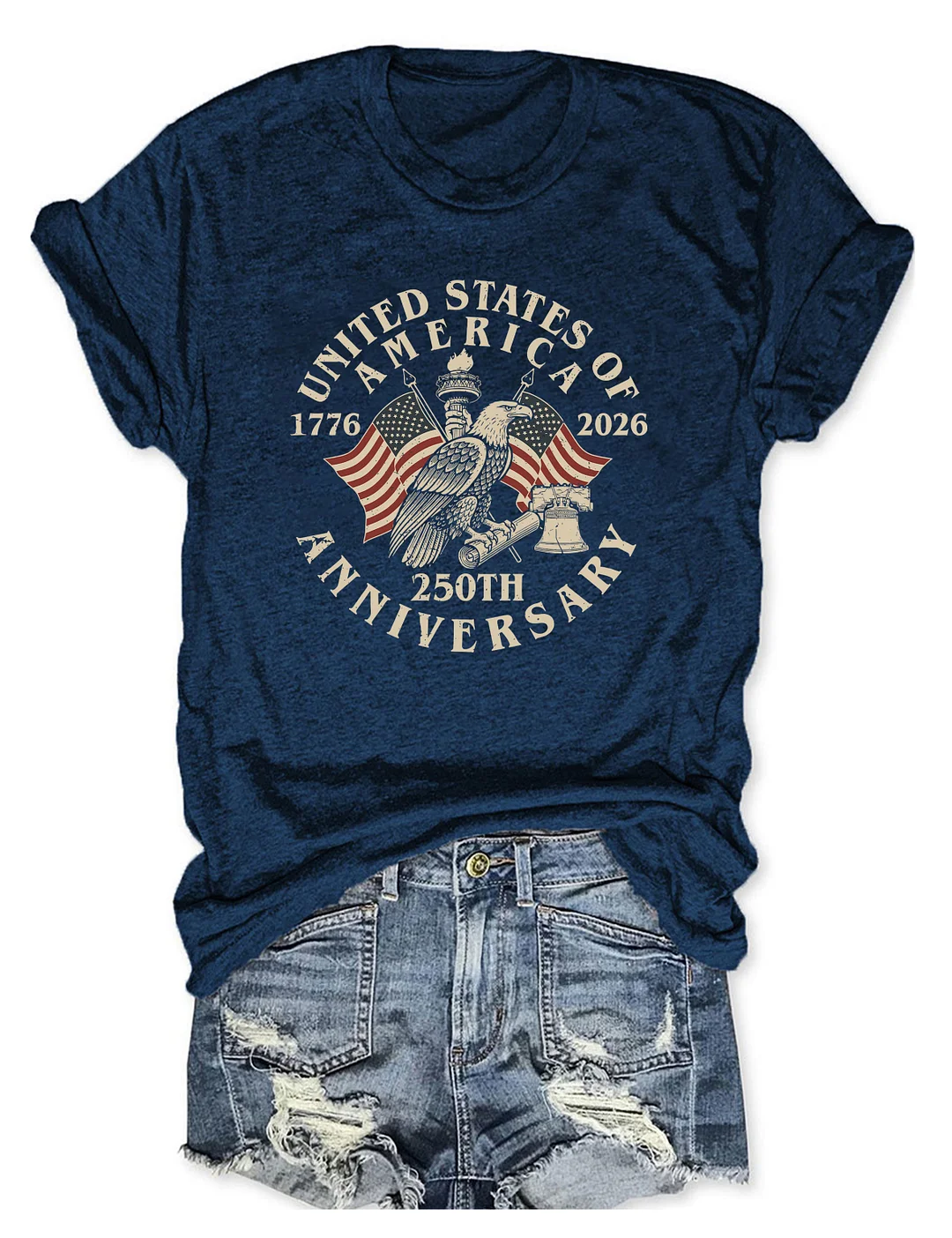 Usa 250th Anniversary Independence Day T-shirt