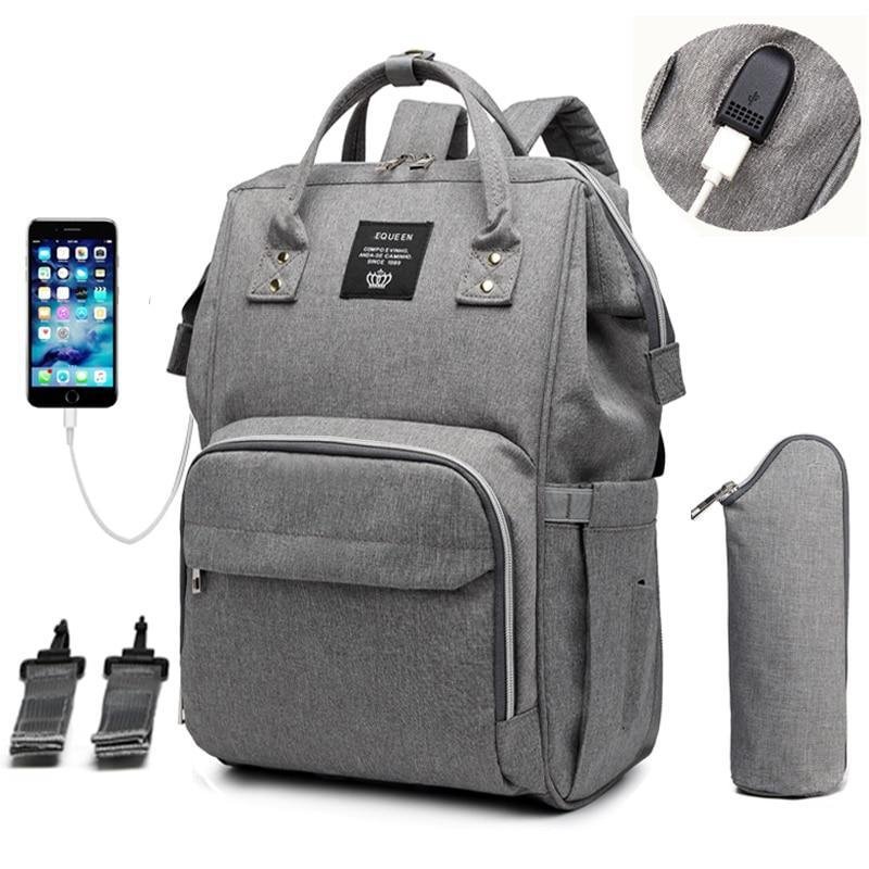Mummy Bag USB Diaper Bag Baby Care Large Capacity Backpack